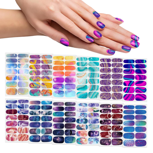 Esnek El ve Ayak Tırnak Kaplama (Nail Wrap Sticker)